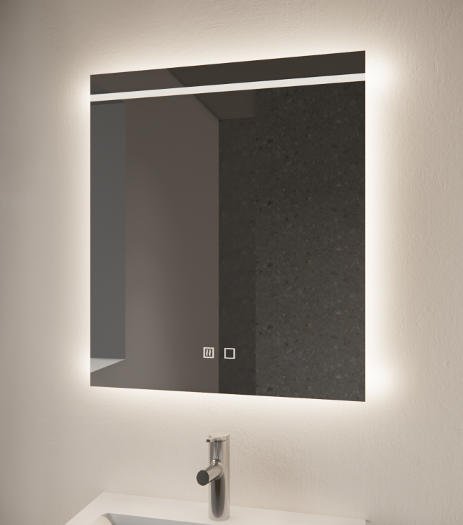 Decora incl 3 standen led verlichting en spiegelverwarming