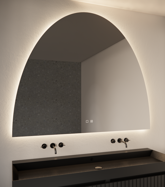 EOS Boven  incl 3 standen led verlichting en spiegelverwarming