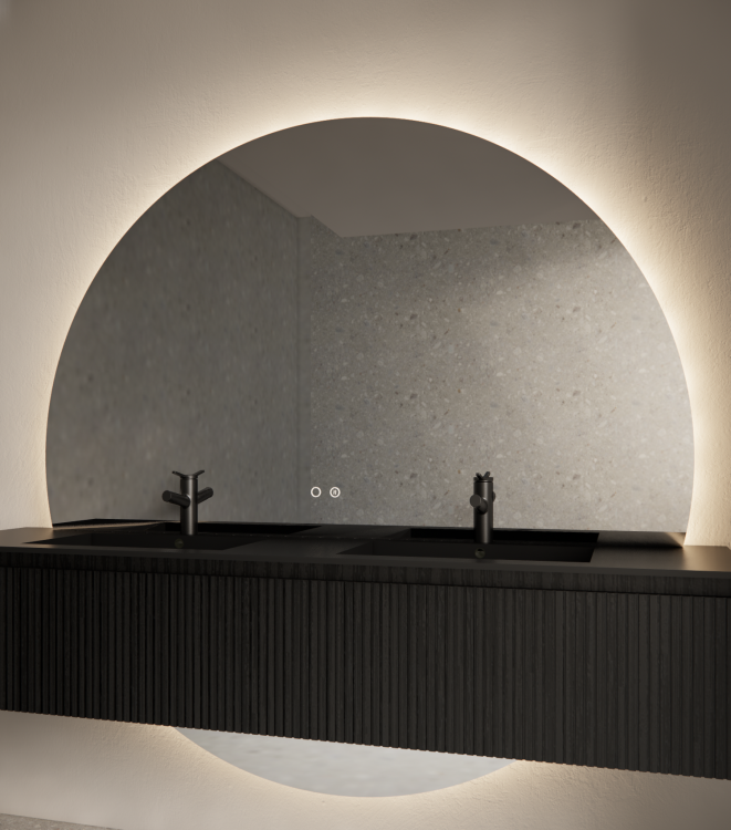 Lios  incl 3 standen led verlichting en spiegelverwarming